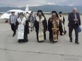 Посрещане на благодатния огън в град Пловдив