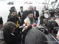 Посрещане на благодатния огън в град Пловдив